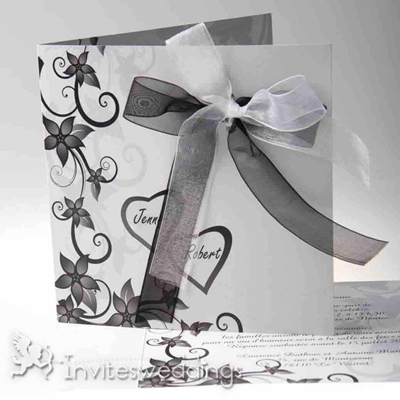 Black Wedding Invitations