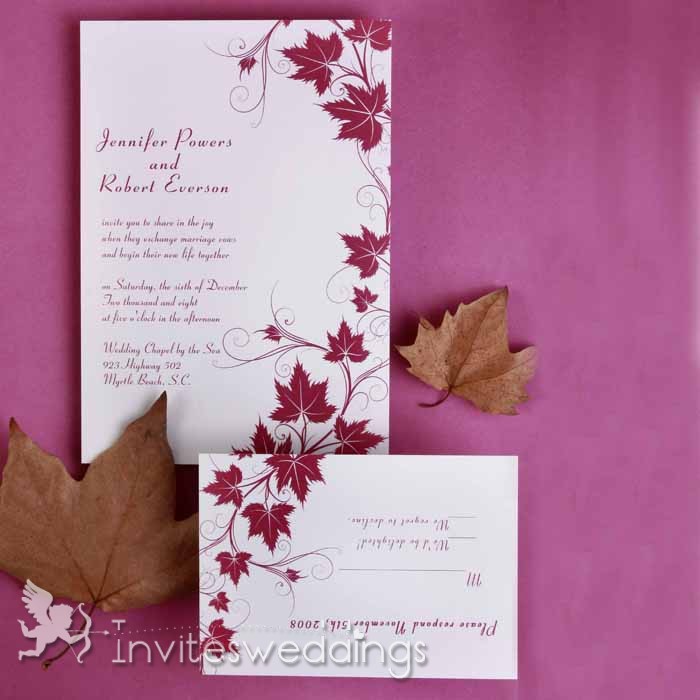 Red Wedding Invitations