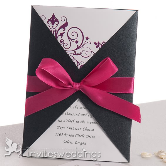 Black Wedding Invitations