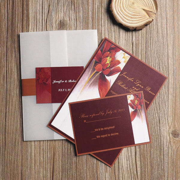 Red Wedding Invitations