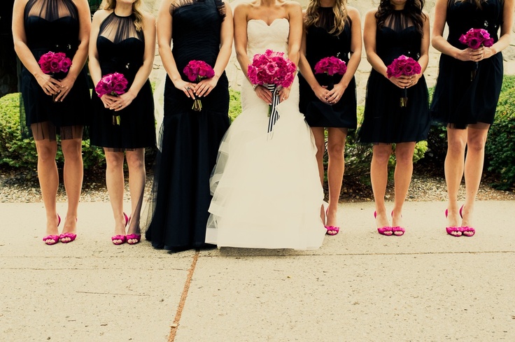 Everything about Fuchsia & Black Themed Weddings