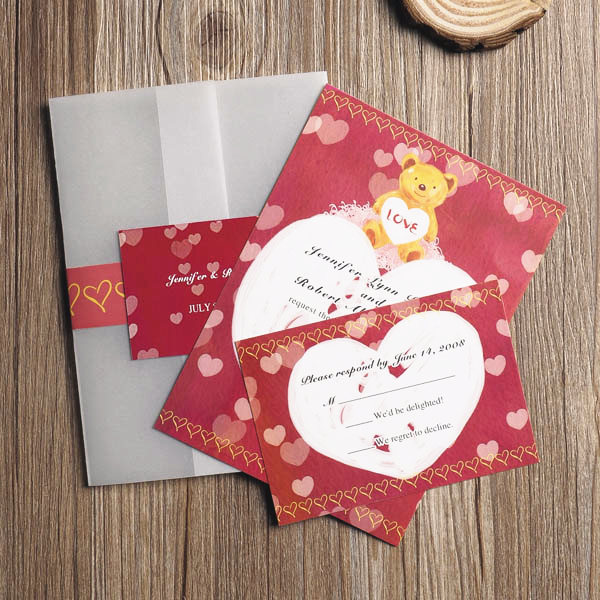 Red Wedding Invitations