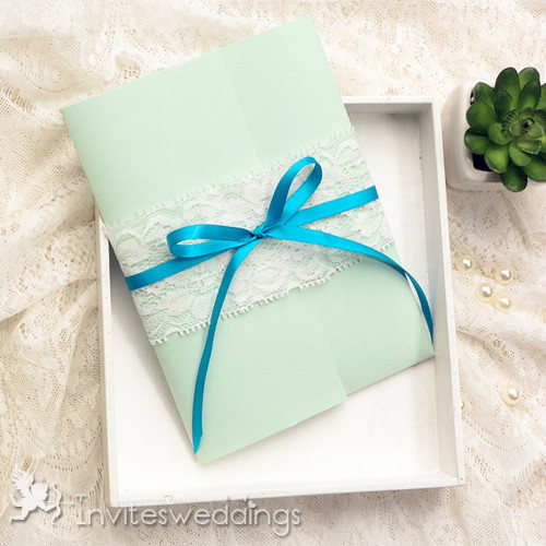 Green Wedding Invitation