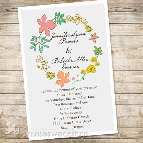 Rustic Wedding Invitation