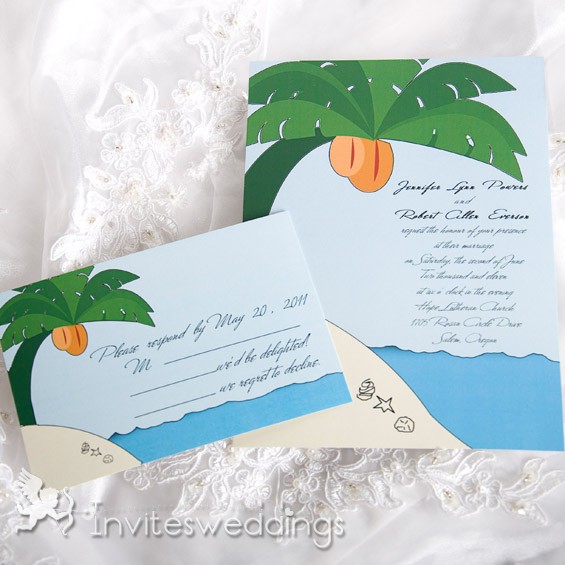 
Beach Wedding Invitation