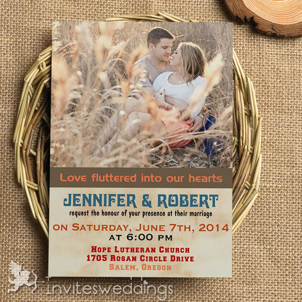 Rustic Wedding Invitation