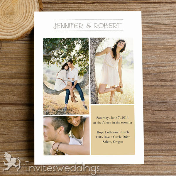 Photo Wedding Invitation