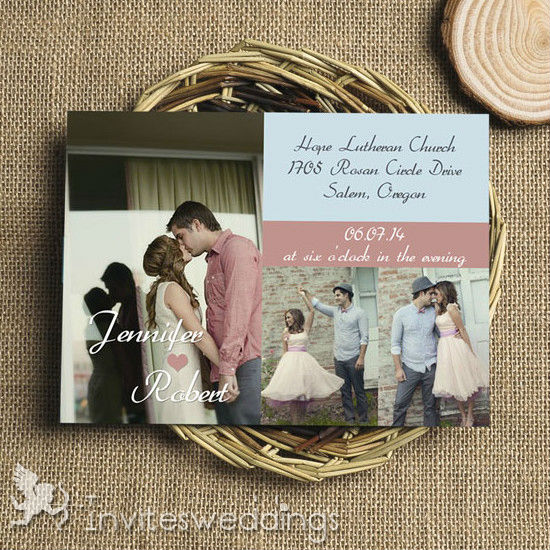 Photo Wedding Invitation