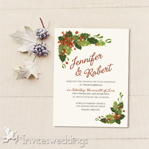 Winter Wedding Invitation