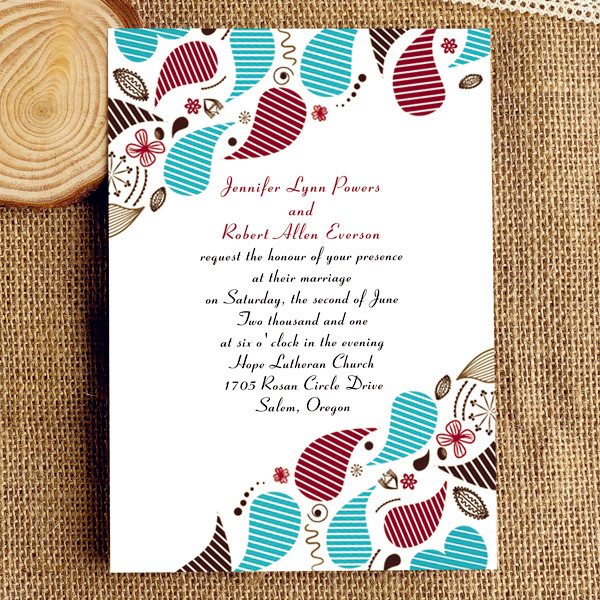 Beach Wedding Invitation