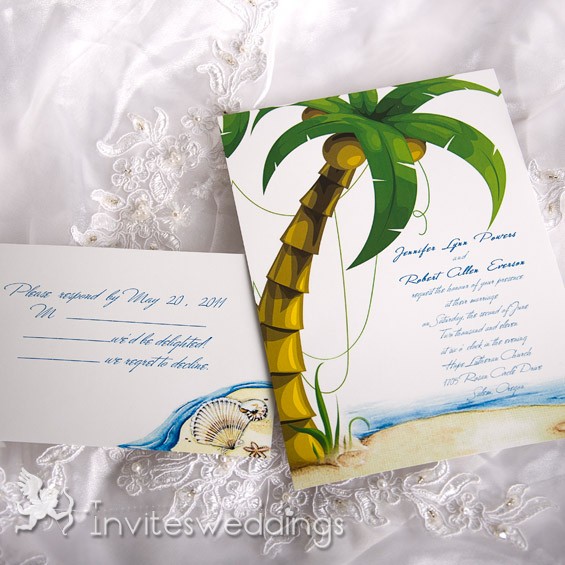 
Beach Wedding Invitation