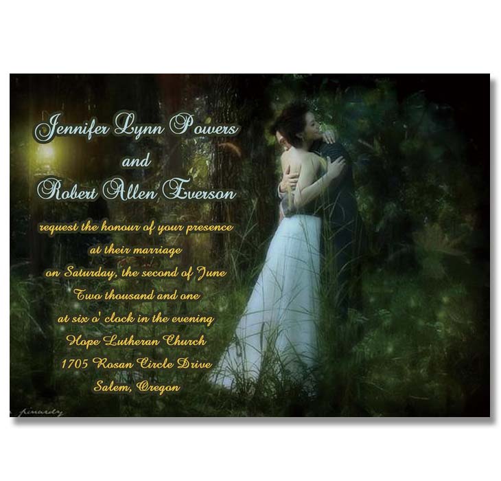 Photo Wedding Invitation