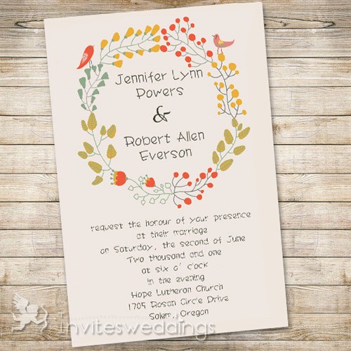 Elegant Wedding Invitation