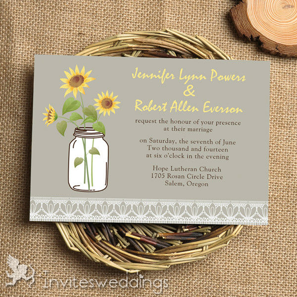 Rustic Wedding Invitation