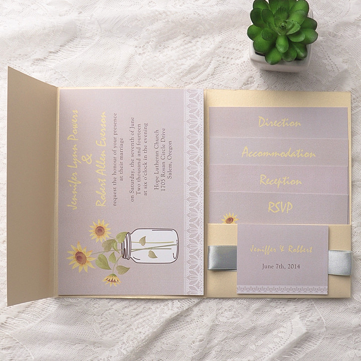 Fall Wedding Invitation