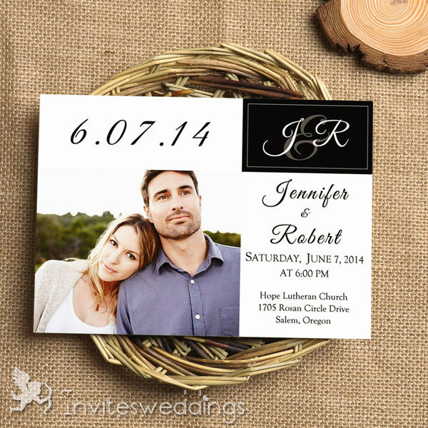 Photo Wedding Invitation