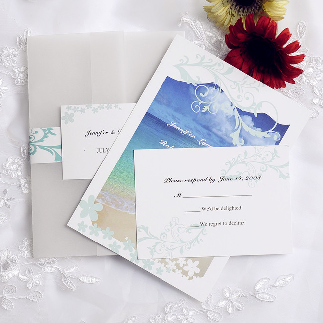 
Beach Wedding Invitation