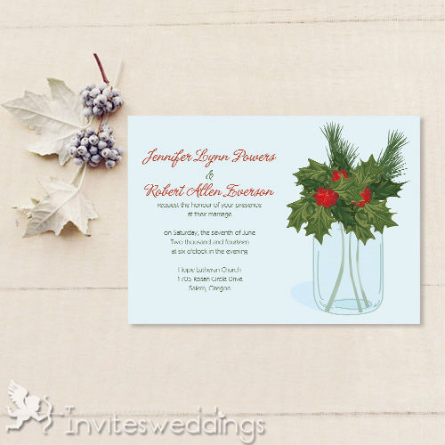 Winter Wedding Invitation